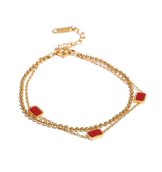 Double Bracelet 18k