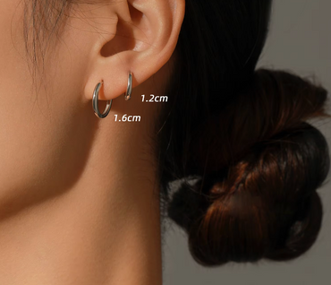 Buckles Hoops 925 Silver