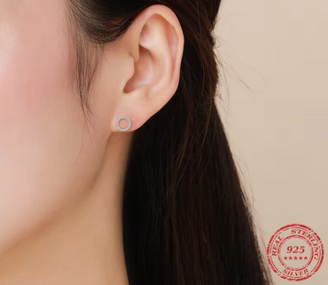 Round studs 925 Silver