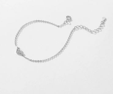 Heart Bracelet 925 Silver