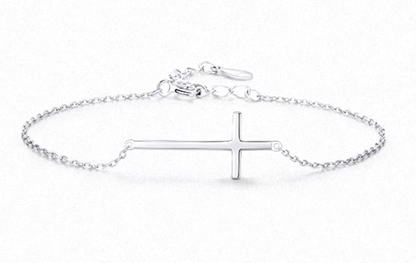 Cross Bracelet 925 Silver