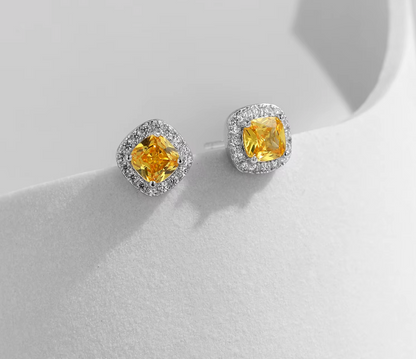 Yellow Stud 925 Silver