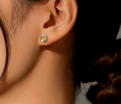 Yellow Stud 925 Silver