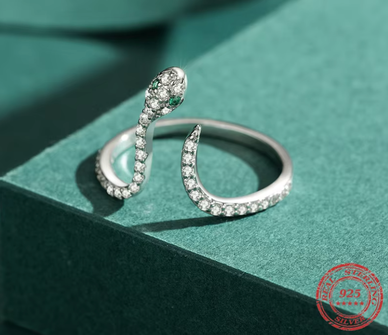 Snake ring 925 Silver