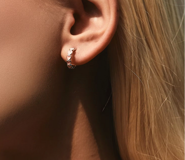 Enamel Studs 925 Silver