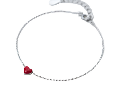 Heart Bracelet 925 Silver