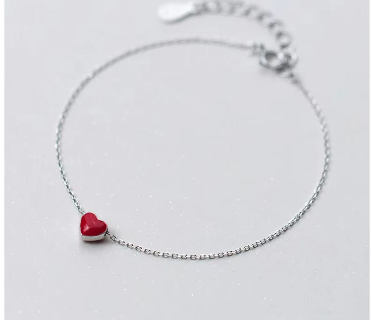 Heart Bracelet 925 Silver