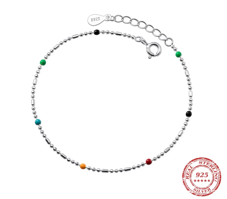 Rainbow Bracelet 925 Silver