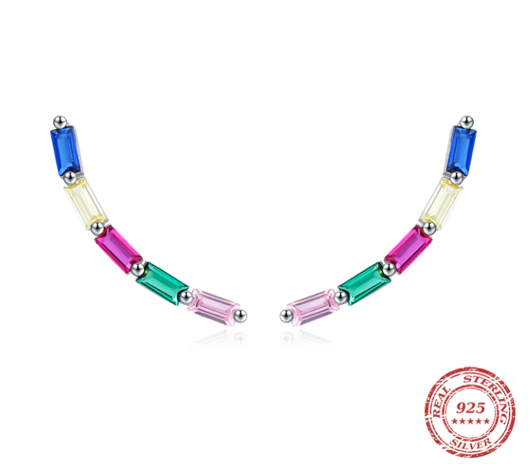 Rainbow Bracelet 925 Silver