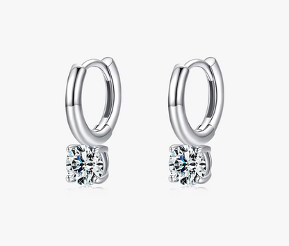 Hoop Heart 925 Silver
