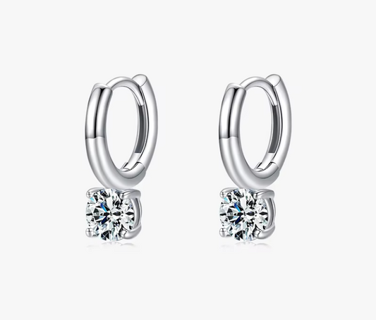 Hoop Heart 925 Silver