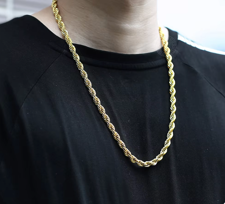 Rope Chain Stainless Steel