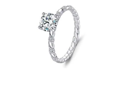 Elle 925 Silver Moissanite