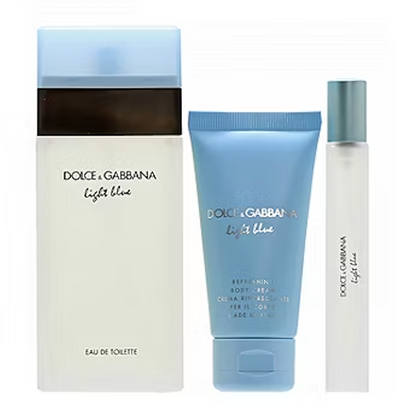 DOLCE & GABBANA LIGHT BLUE 3PC SET