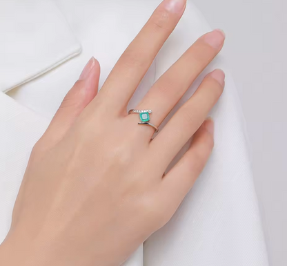 Paraiba Ring 925 Silver