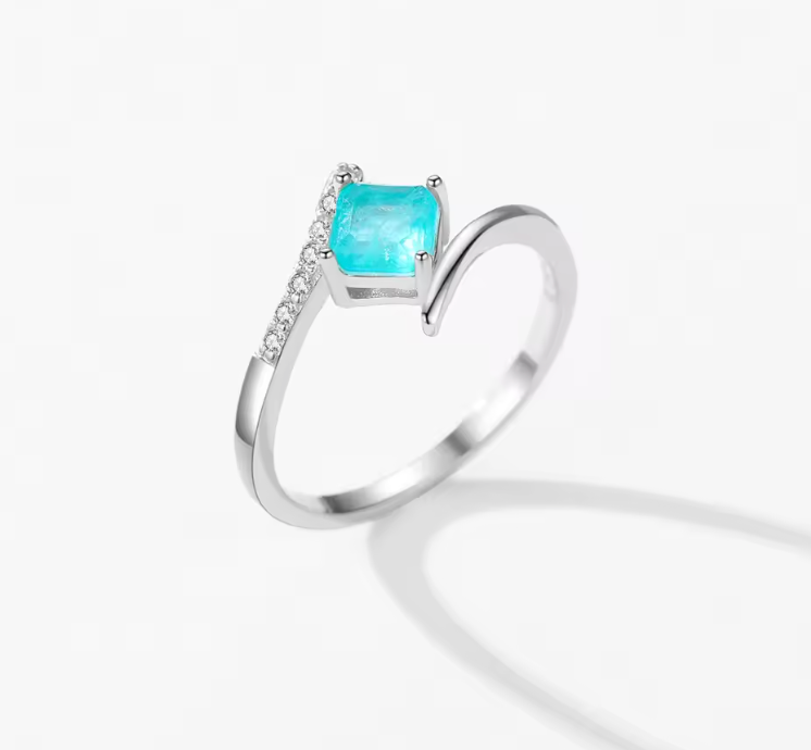 Paraiba Ring 925 Silver