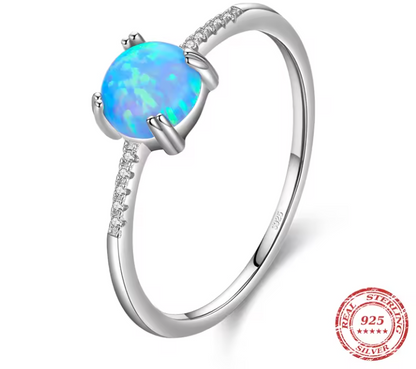 Opal Ring 925 Silver