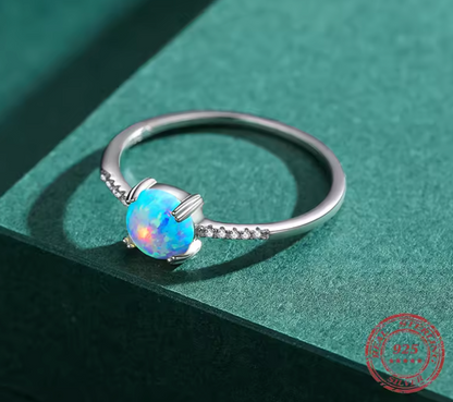 Opal Ring 925 Silver