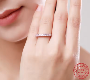 Cubic Ring 925 Silver