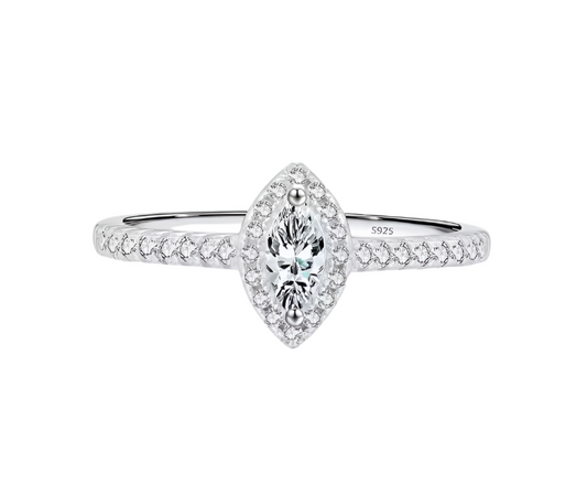 Marquise Ring 925 Silver
