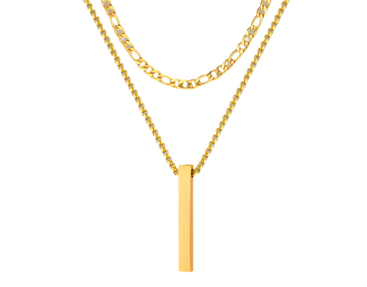 Layered Wheat Necklace