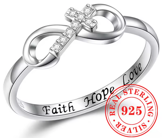 Infinity Sign Ring 925 Silver