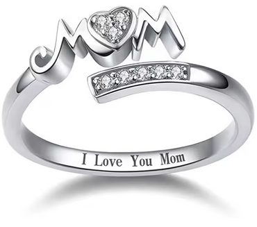 Mom Ring 925 Silver