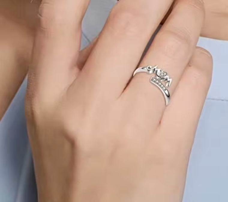 Mom Ring 925 Silver