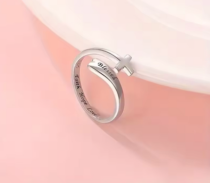 Engraved Ring 925 Silver