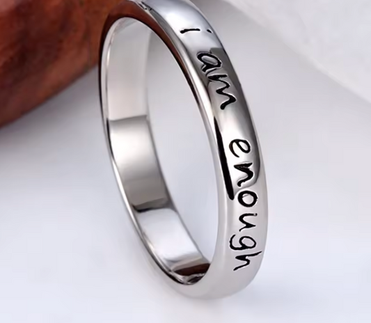 Engraved Ring 925 Silver