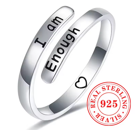 Engraved Ring 925 Silver