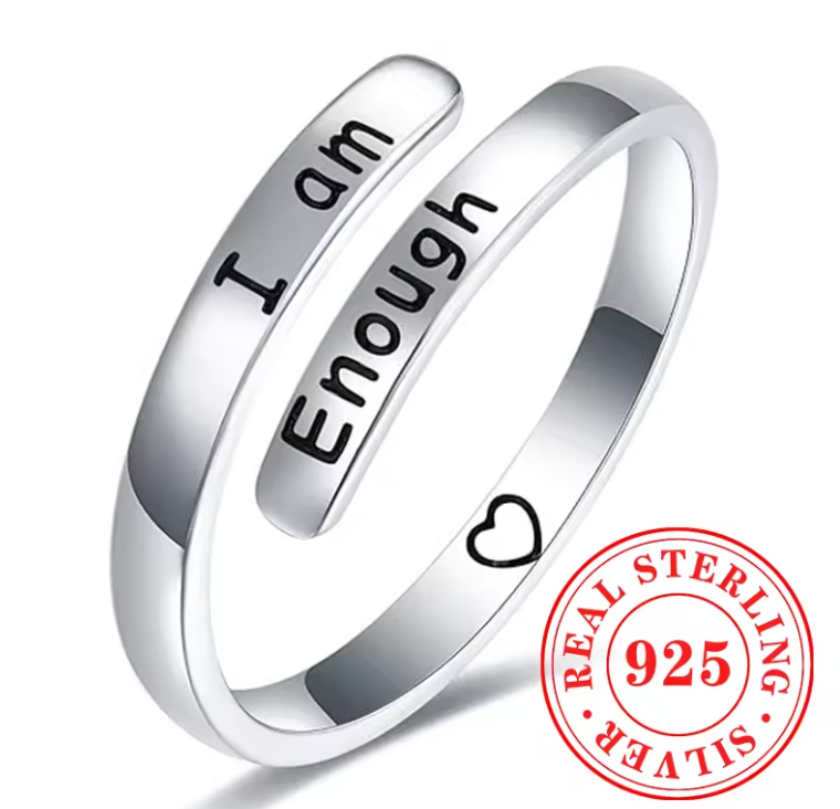 Engraved Ring 925 Silver