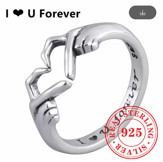 Engrave Ring 925 Silver