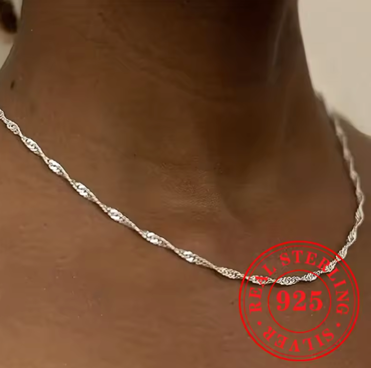 Wave Chain Necklace