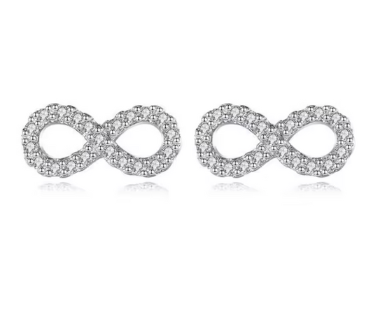 Infinity Stud  925 Silver