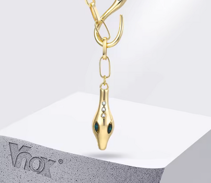 Retro Snake Necklace