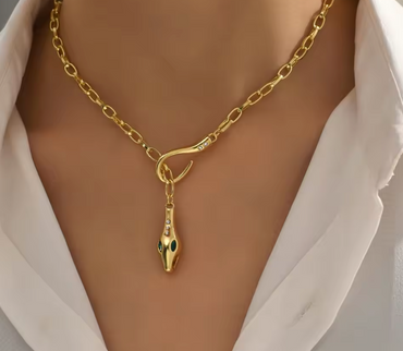 Retro Snake Necklace