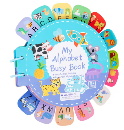Children Letter Cognition & Early Education Puzzle Book