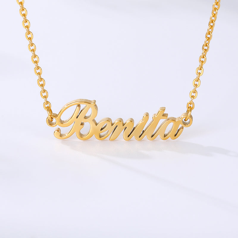 14k Personalized Name Necklace