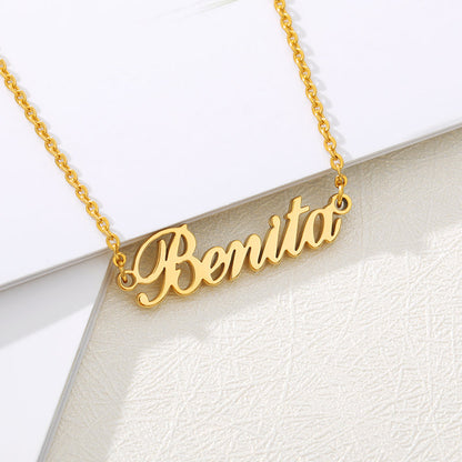 14k Personalized Name Necklace