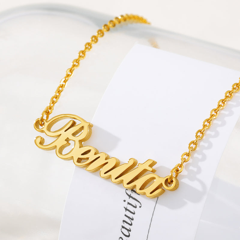 14k Personalized Name Necklace