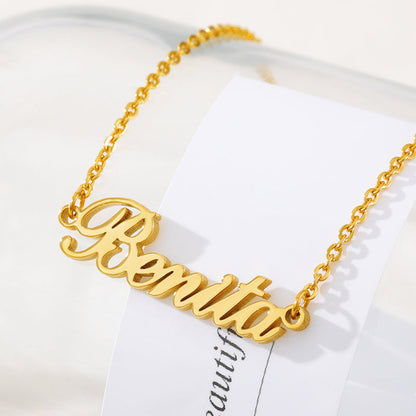 14k Personalized Name Necklace