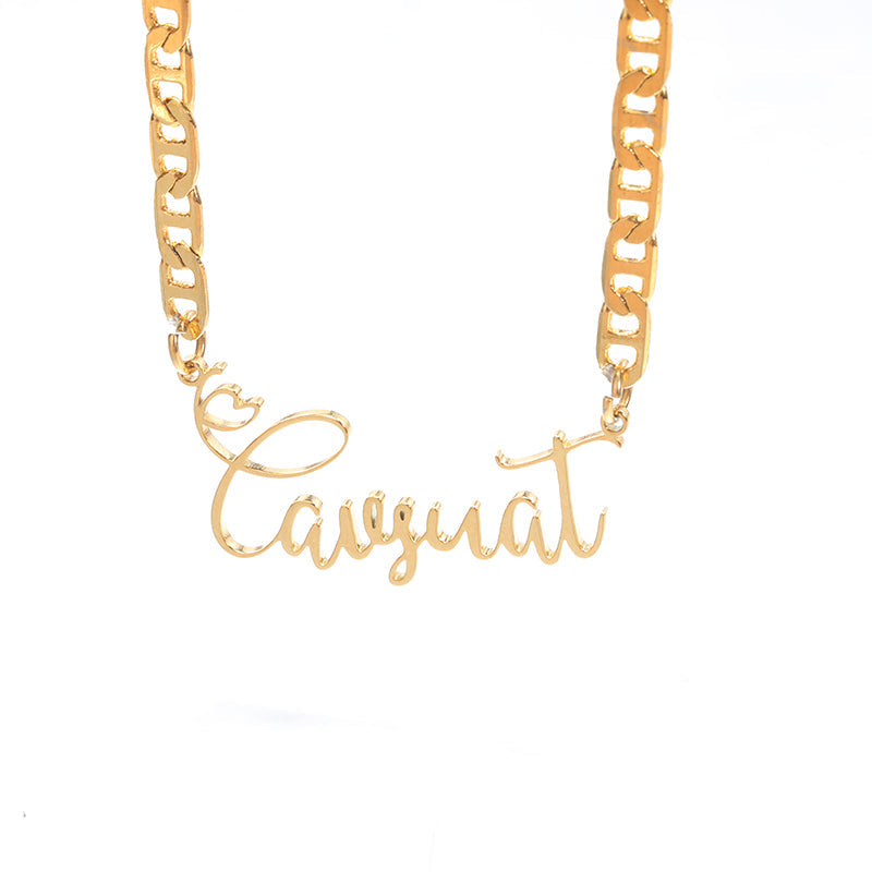 14k Personalized Name Necklace