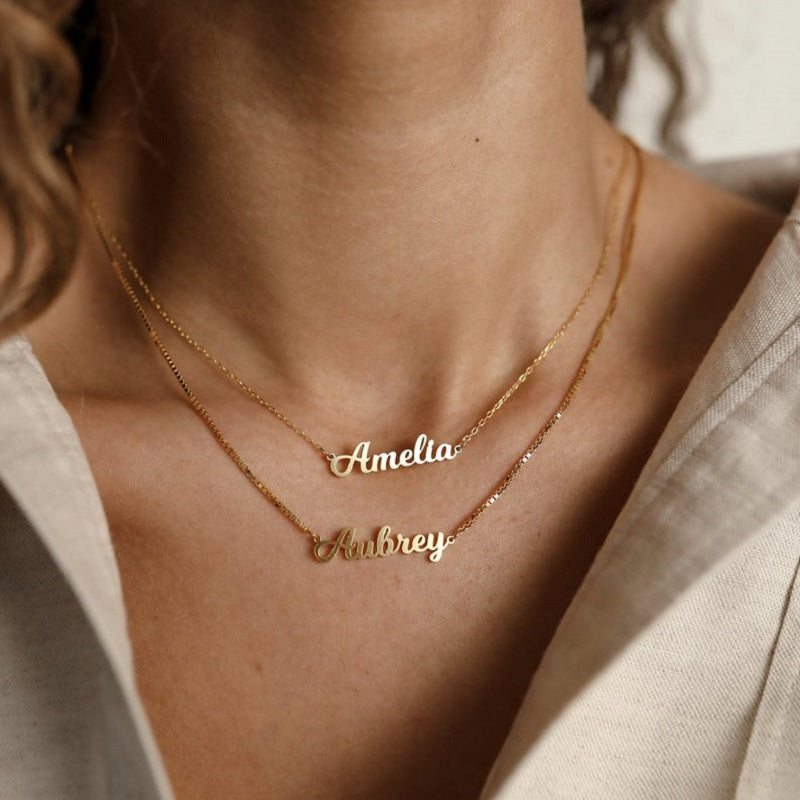 14k Personalized Name Necklace