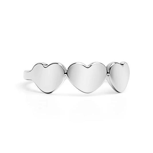 3 Heart Ring