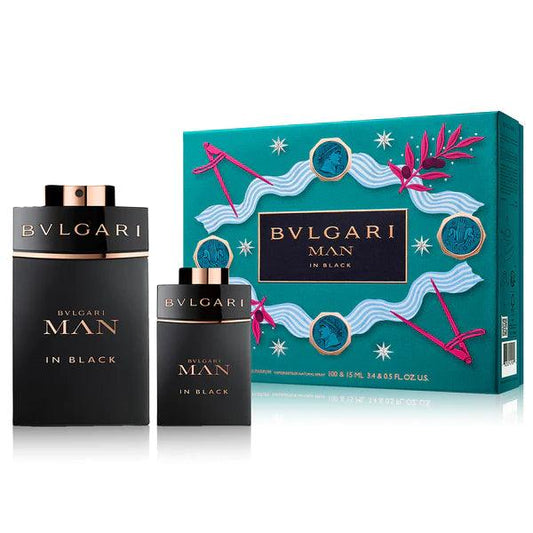 BVLGARI MAN IN BLACK (M) 2PC SET (3.4oz EDP sp, 15ml EDP sp)