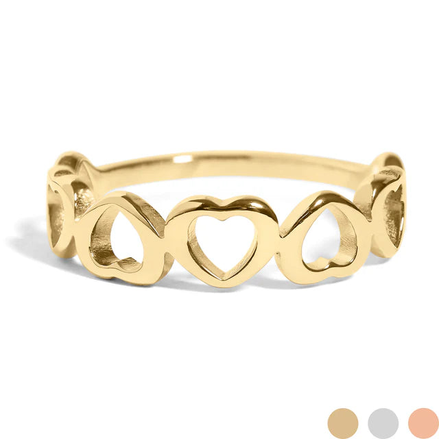 Peace Sign Stacking Ring
