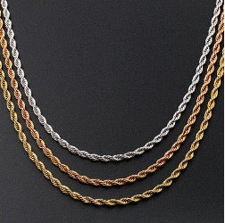 Rope Chain Stainless Steel