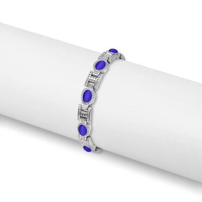 Blue Stone Magnetic Bracelet