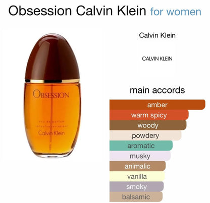 CALVIN KLEIN OBSESSION (W) EDP SP 3.4oz